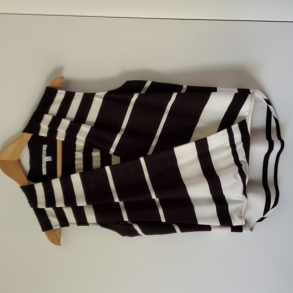 Never worn! Collective Concepts black and white striped top. Size XL. - Picture 1 of 4
